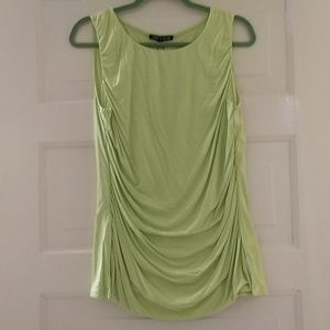 Cable & Gauge Lime Green Career Sleeveles Top XL
